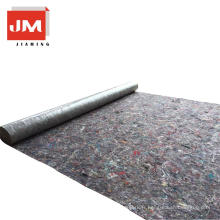 tapis non tissés feutre stratifié tapis de sol en coton avec feuille d&#39;étanchéité